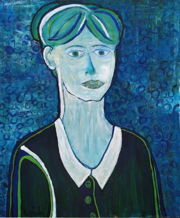 Obraz autorstwa Tadeusza Dębskiego pt. Jej portret.