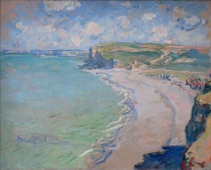 Obraz Moneta pt. Plaża w Pourville.