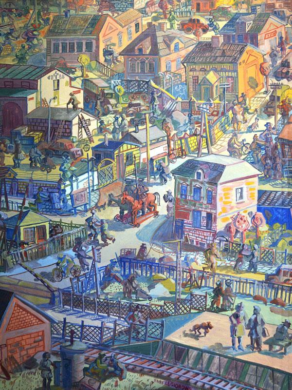 Obraz Edwarda Dwurnika z cyklu Podróże autostopem.