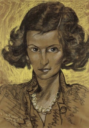 Pastelowy portret kobiety autorstwa Witkacego