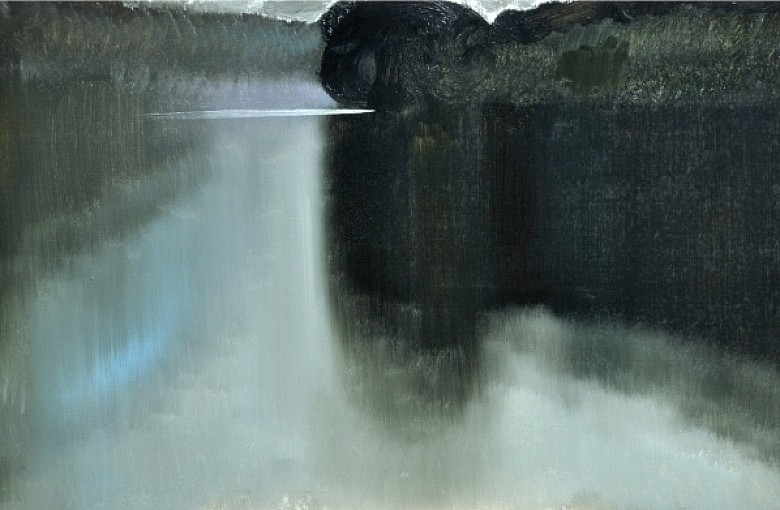 Pejzaż olejny autorstwa Stanisława Baja