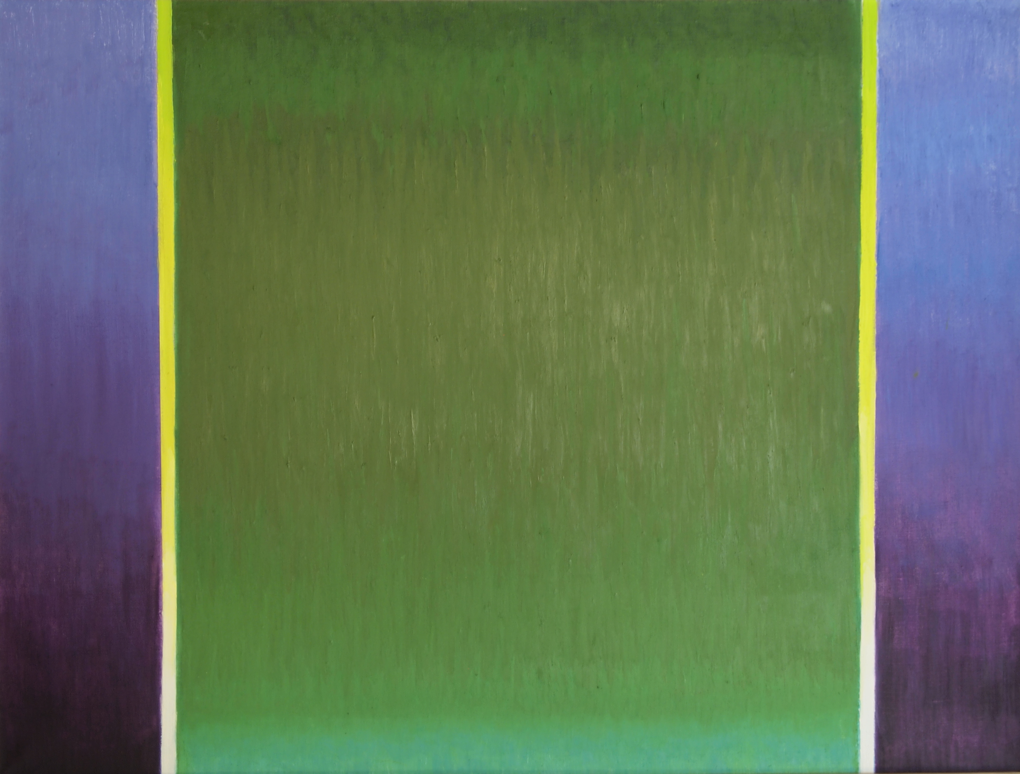 abstrakcja, pasy, czyste barwy, żywe zimne kolory, geometria, linie, żółty, granatowy, zielony, trawa, natura