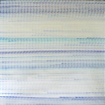 abstrakcja w odcieniach niebieskiego i bieli