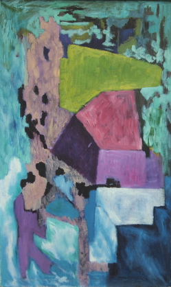 kompozycja z różnokolorowych form