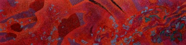 abstrakcja w mocnym czerwonym kolorze