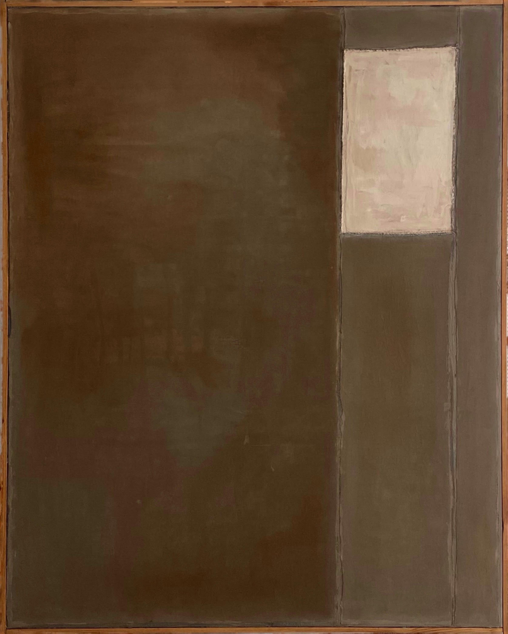 abstrakcja geometryczna, brązowy, beżowy, szary, stonowane kolory, kompozycja statyczna, proste linie, geometryczne kształty, ciepłe kolory