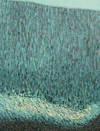 abstrakcja na płótnie, struktura