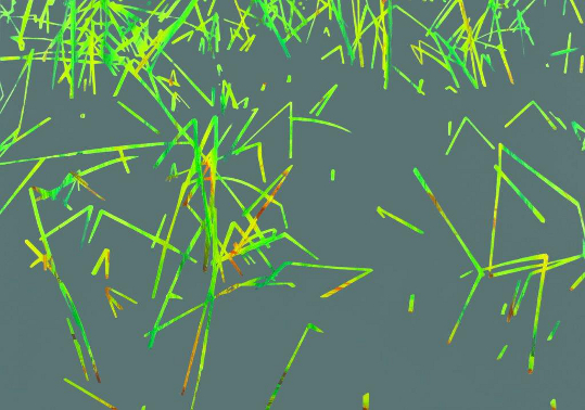 kreski, linie na ciemnoszarym tle