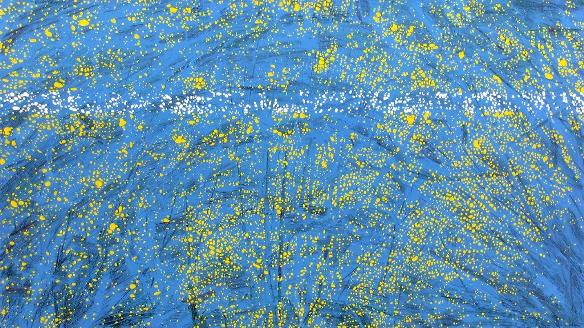 kompozycja abstrakcyjna, impresjonistyczna