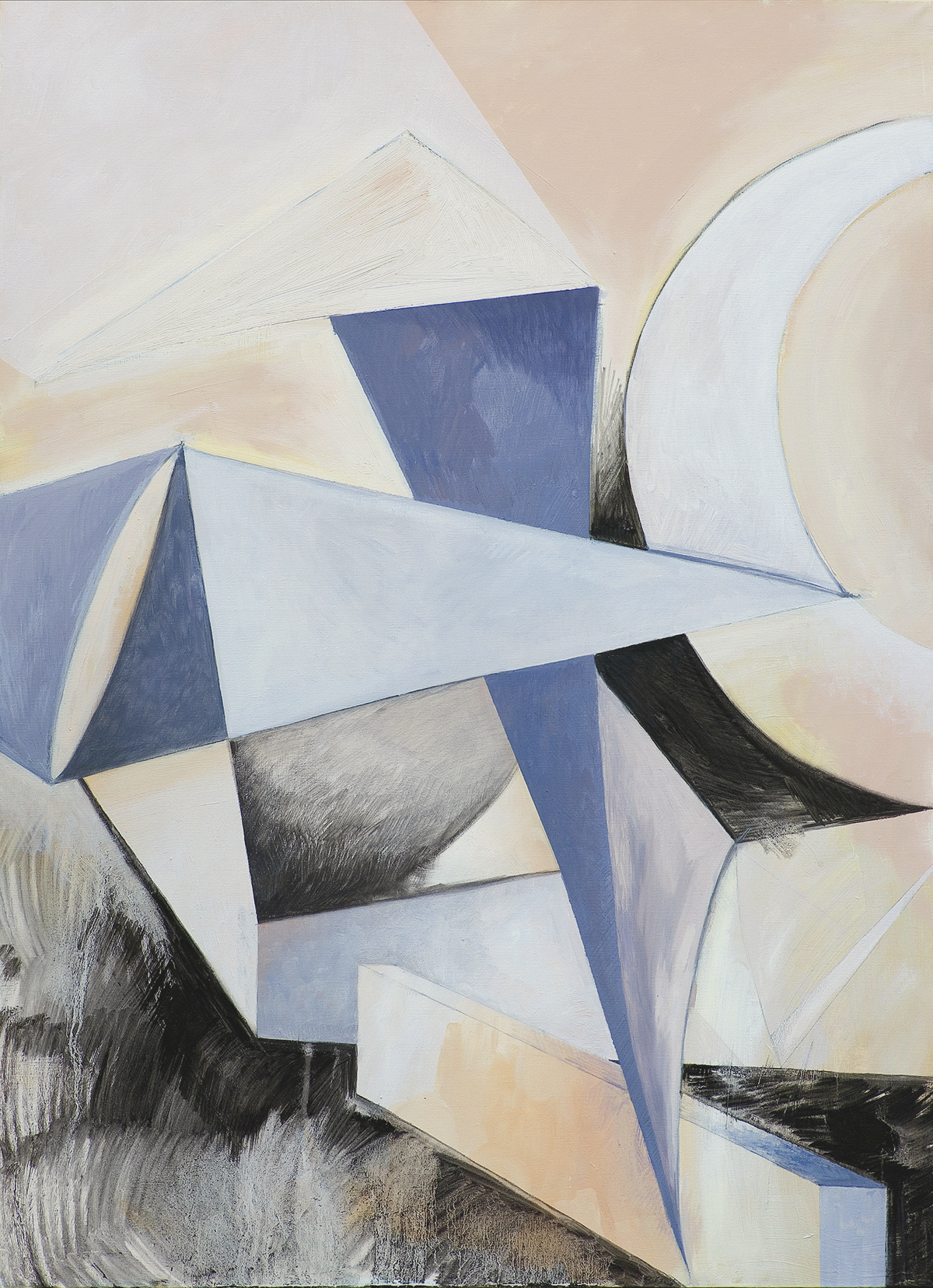 geometryczne formy szczepione ze sobą