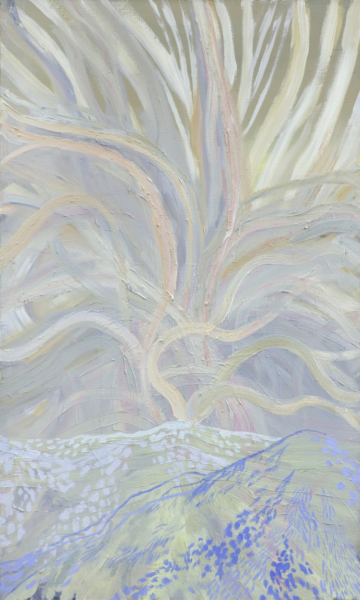 kompozycja z formą przypominająca rozłożysty krzew