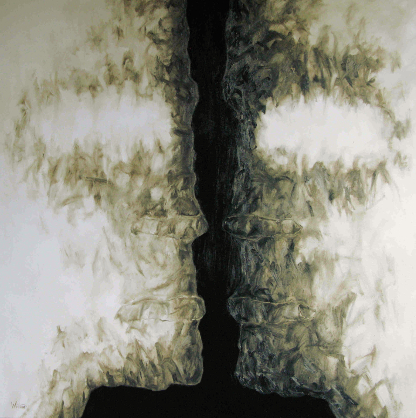 abstrakcja, surrealizm, czerń, biel, czarny, biały, symetria, twarz, człowiek, ciało, oczy