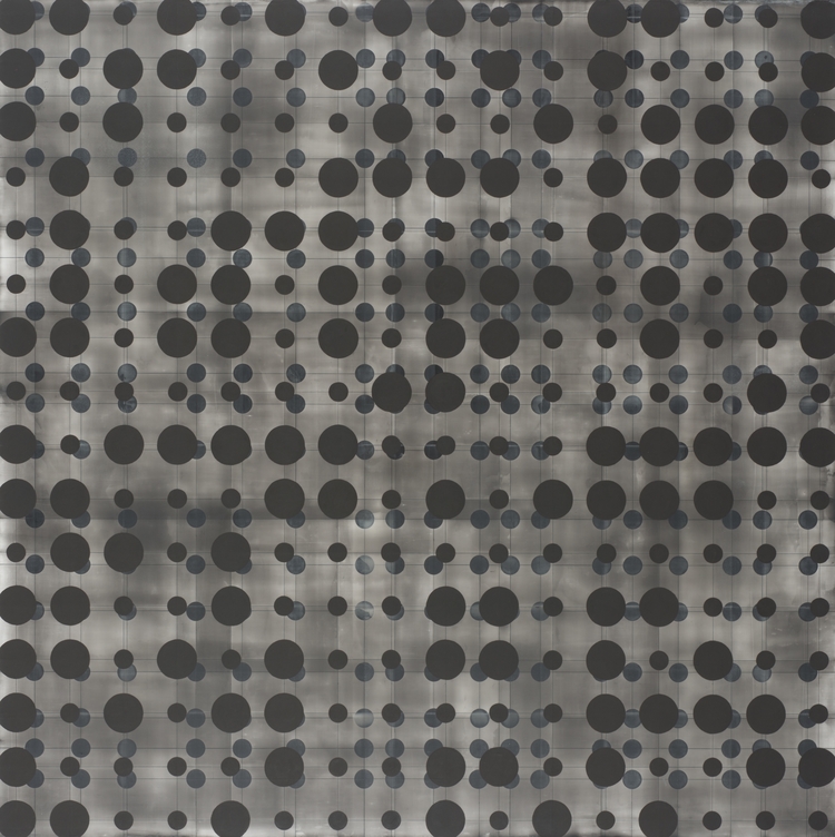 abstrakcja geometryczna kropki monochromatyczny