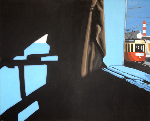 pejzaż miasto tramwaj