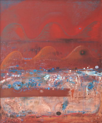 abstrakcja, czerwienie