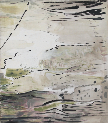 abstrakcja, beże, szarości, stonowana kolorystyka