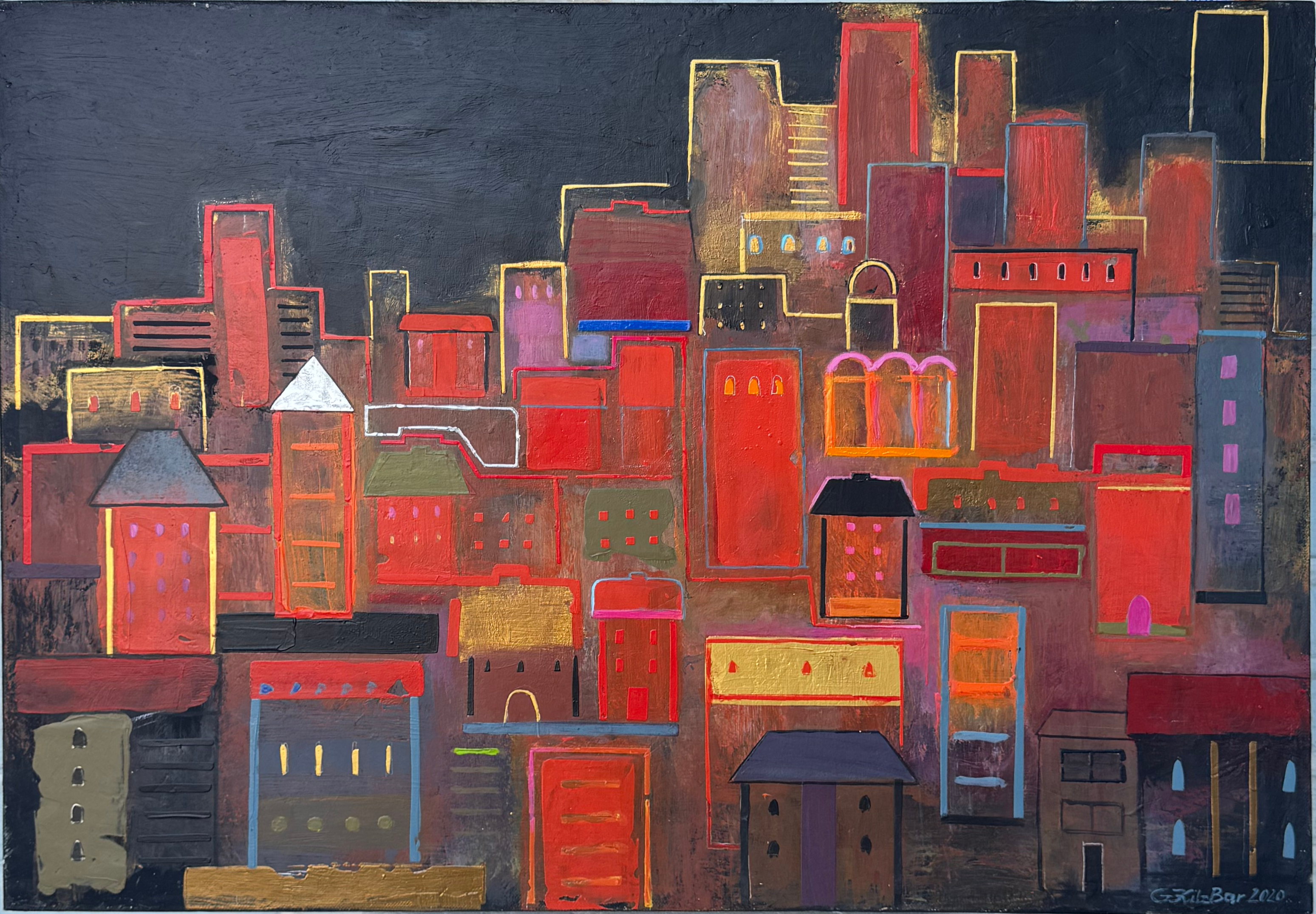 miasto, domy, architektura