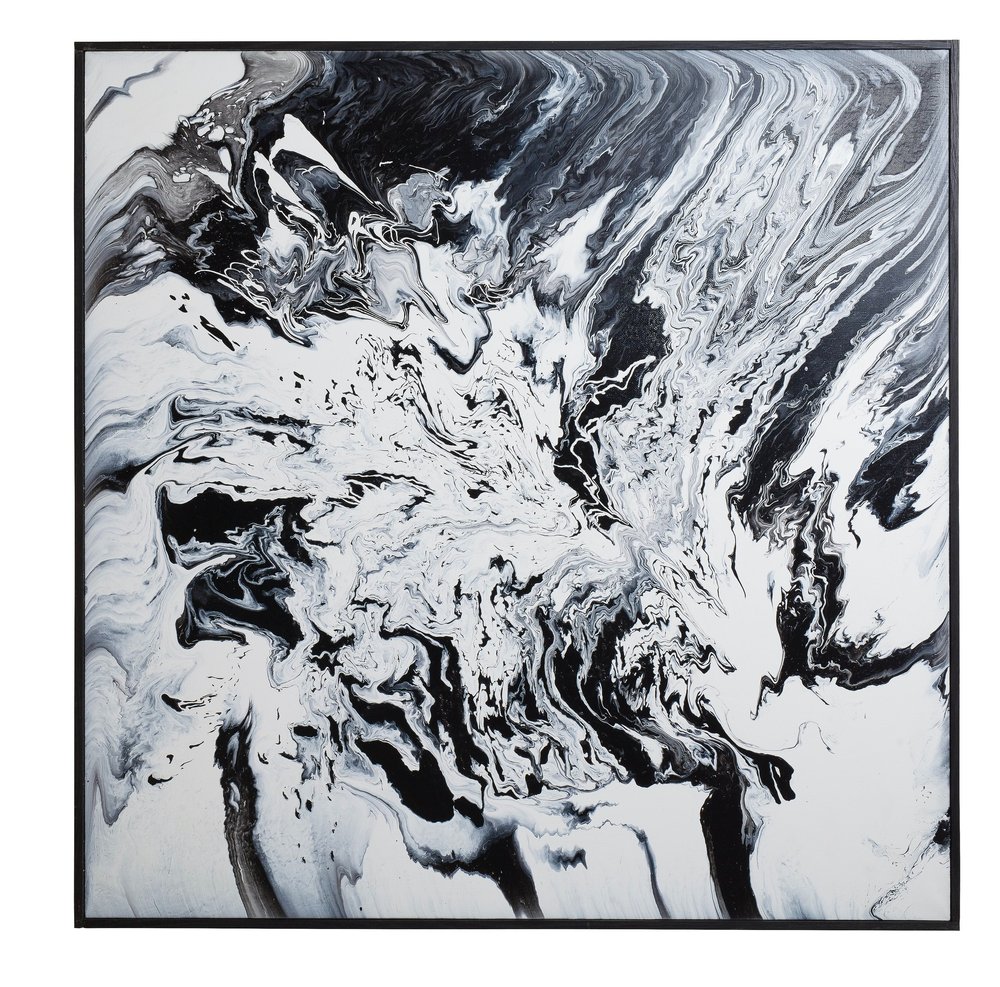 abstrakcja czarno-biała