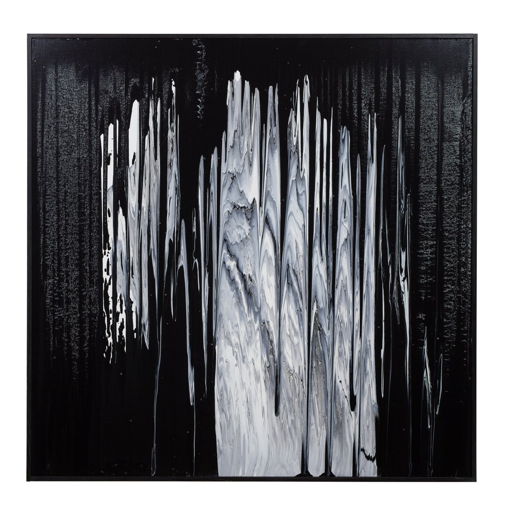 abstrakcja czarno-biała