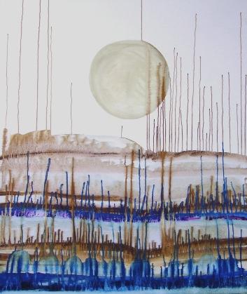 księżyc w pełni, pejzaż