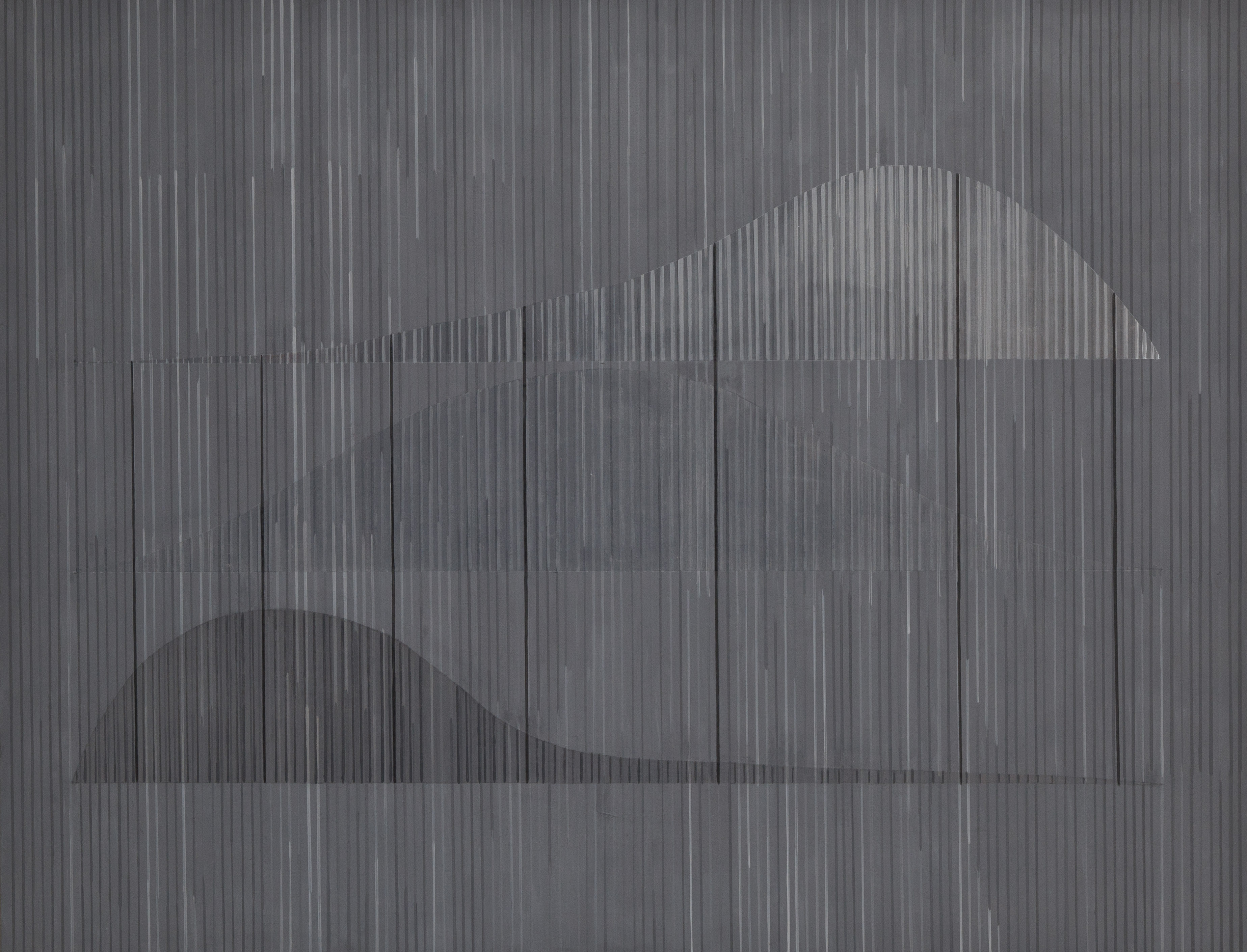 abstrakcja w szarościach, pagórki za zasłoną, cienki linie, kreski szary