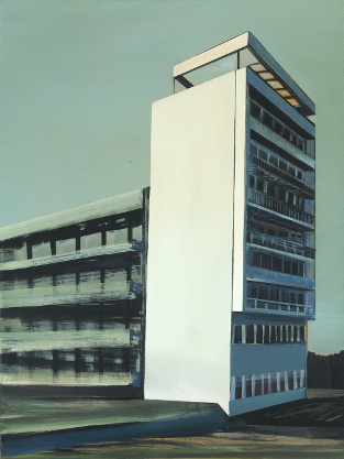 wieżowiec, architektura, malarstwo fotograficzne, miasto